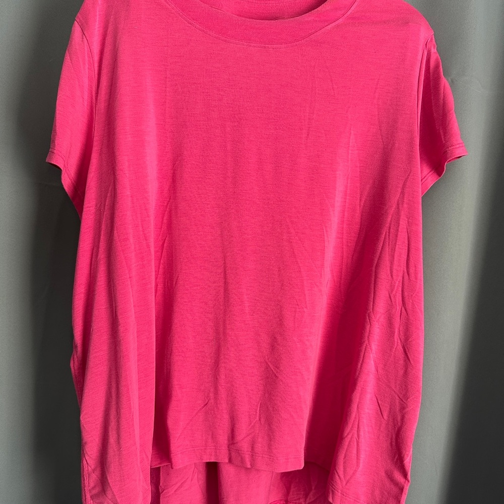 Athleta Pink Oversized Short Sleeve T-Shirt